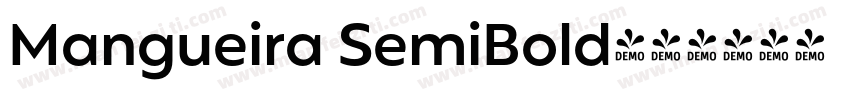 Mangueira SemiBold字体转换
